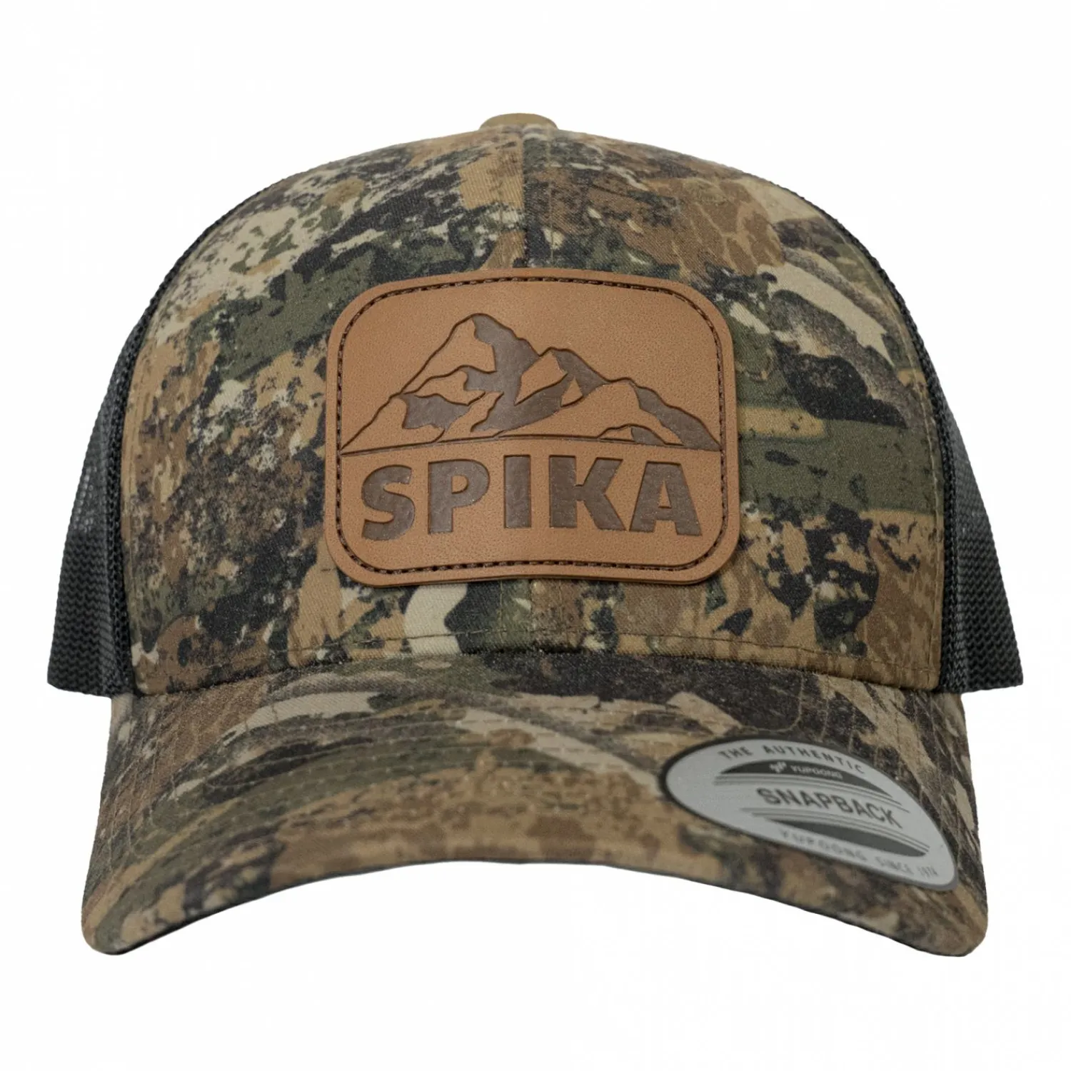 Spika Patch Trucker Cap Unisex (Mountain Camp/ Black)< Outdoor- & Angel-Kappen