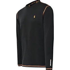 Best ThermaFlow Top Herren (Black) Outdoor- & Angel-Unterwäsche|Angel-Poloshirts & Langarmshirts