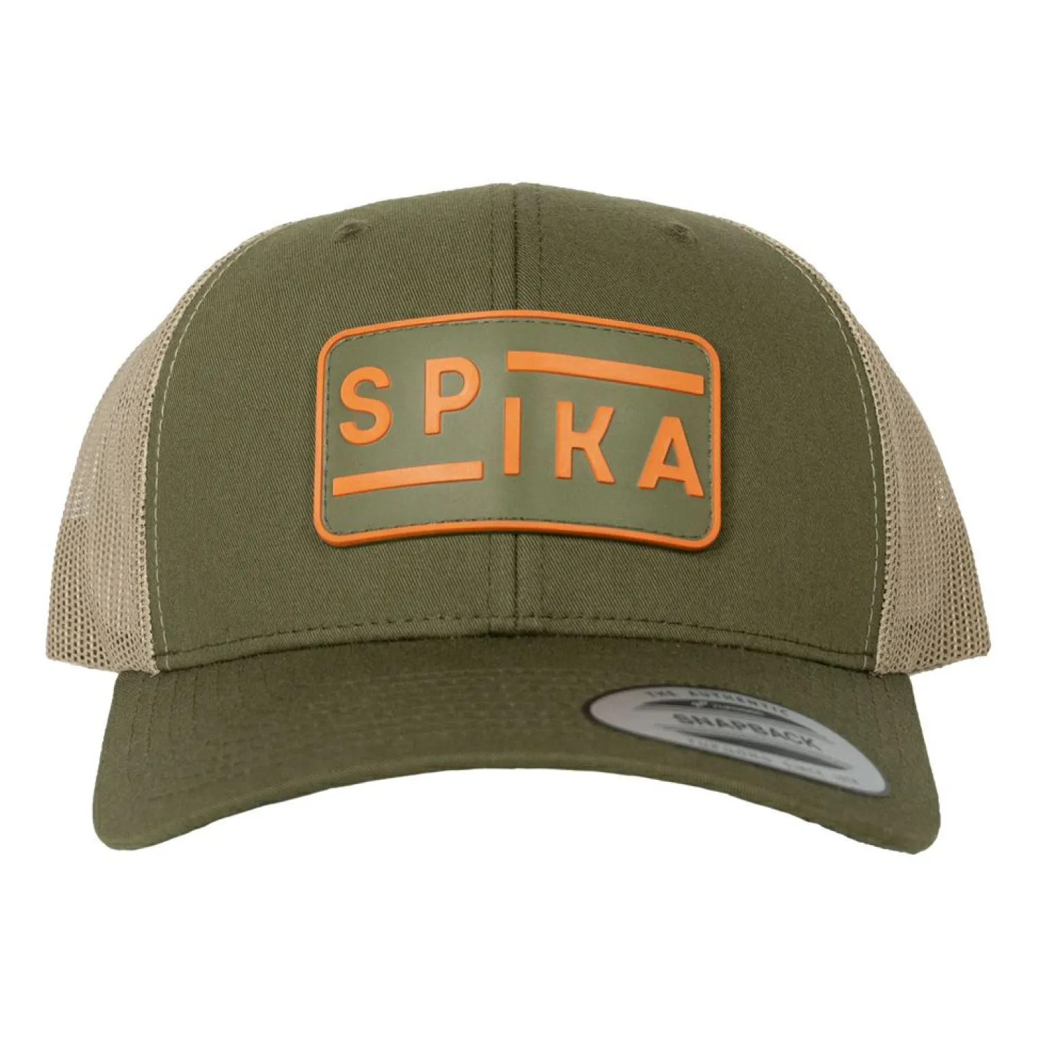 Trucker Cap Unisex (Olive/Tan) Outdoor- & Angel-Kappen