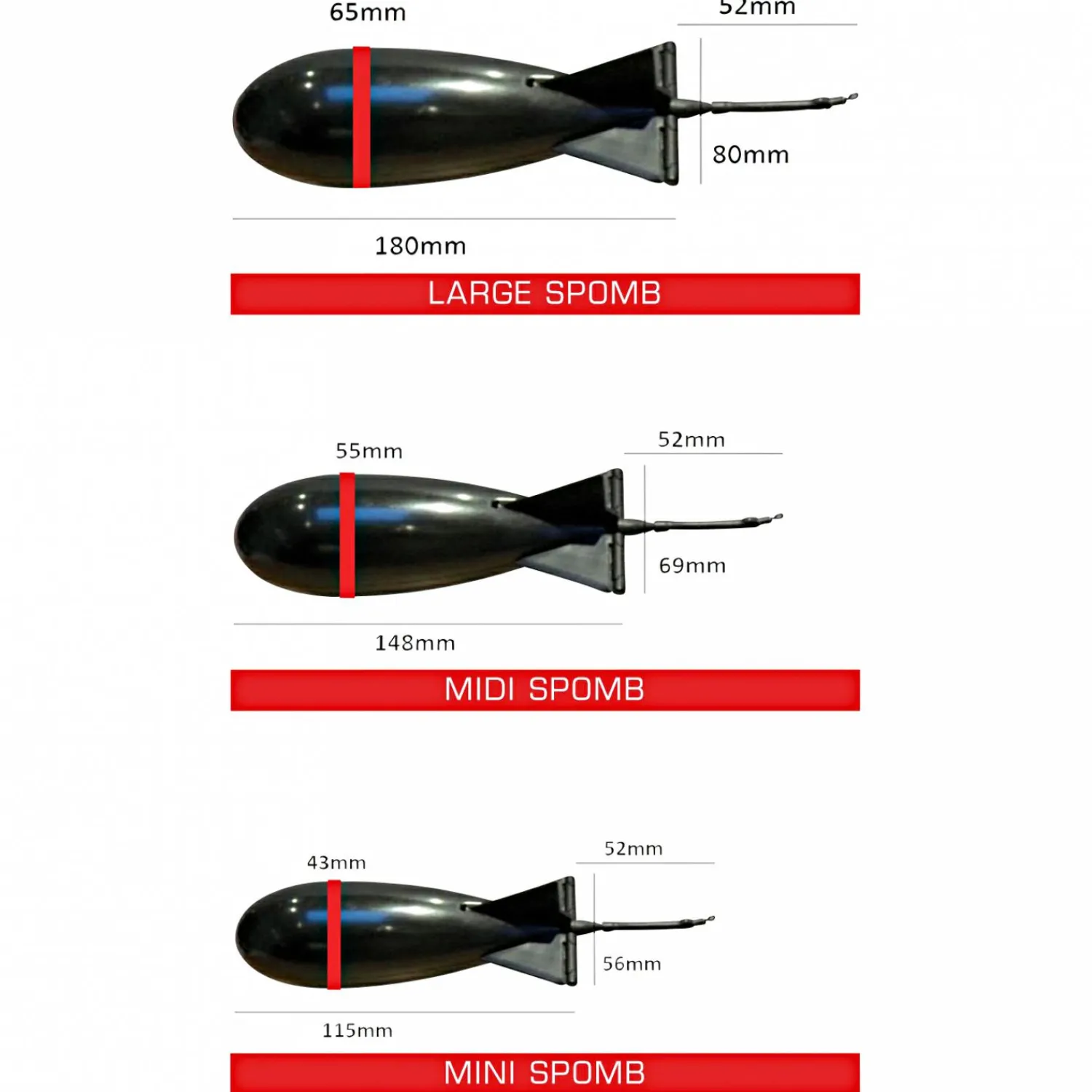 Spomb Futterrakete Bomben< Angelfutter-Zubehör