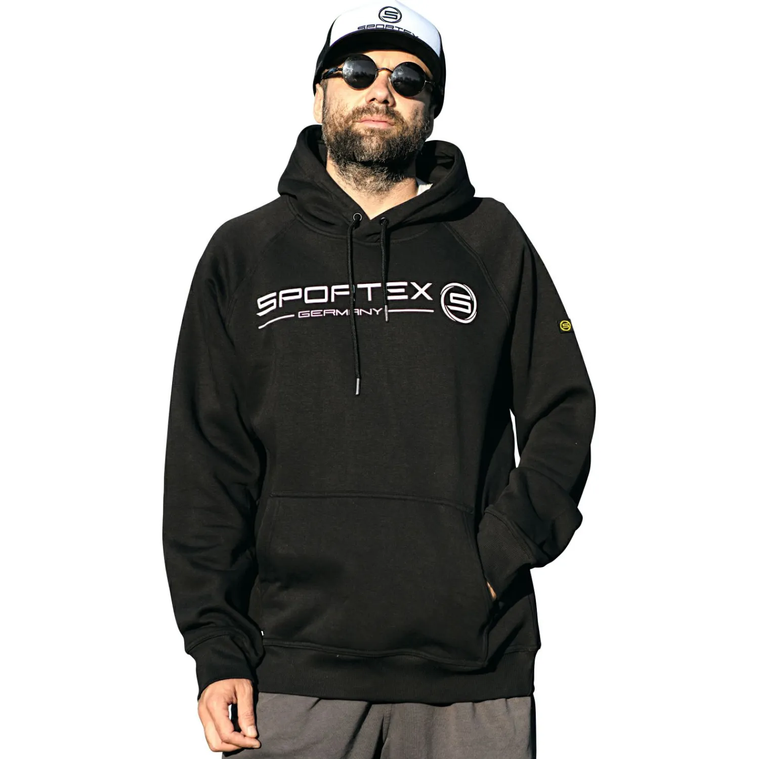 New Hoodie Herren (Black) Angelpullover & -Strickjacken