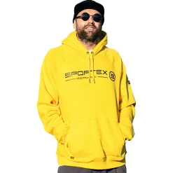 Sportex Hoodie Herren (Yellow)< Angelpullover & -Strickjacken