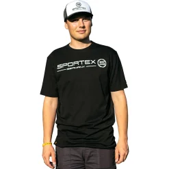 Sportex T-Shirt Herren (Black)< Angelshirts & Angel-Oberteile