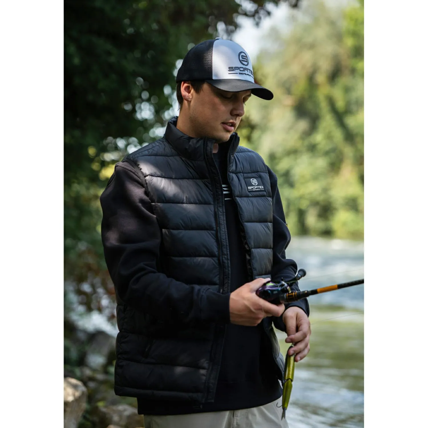 Vest Herren (Black) Outdoor- & Anglerwesten