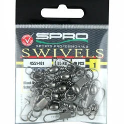Spro Barrel Swivel mit Interlock Snap< Angelwirbel & Snaps