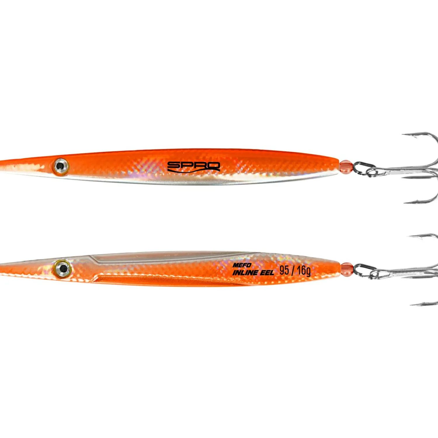 Best Mefo Inline Eel (Orange) Blinker|Raubfischangeln Kunstköder