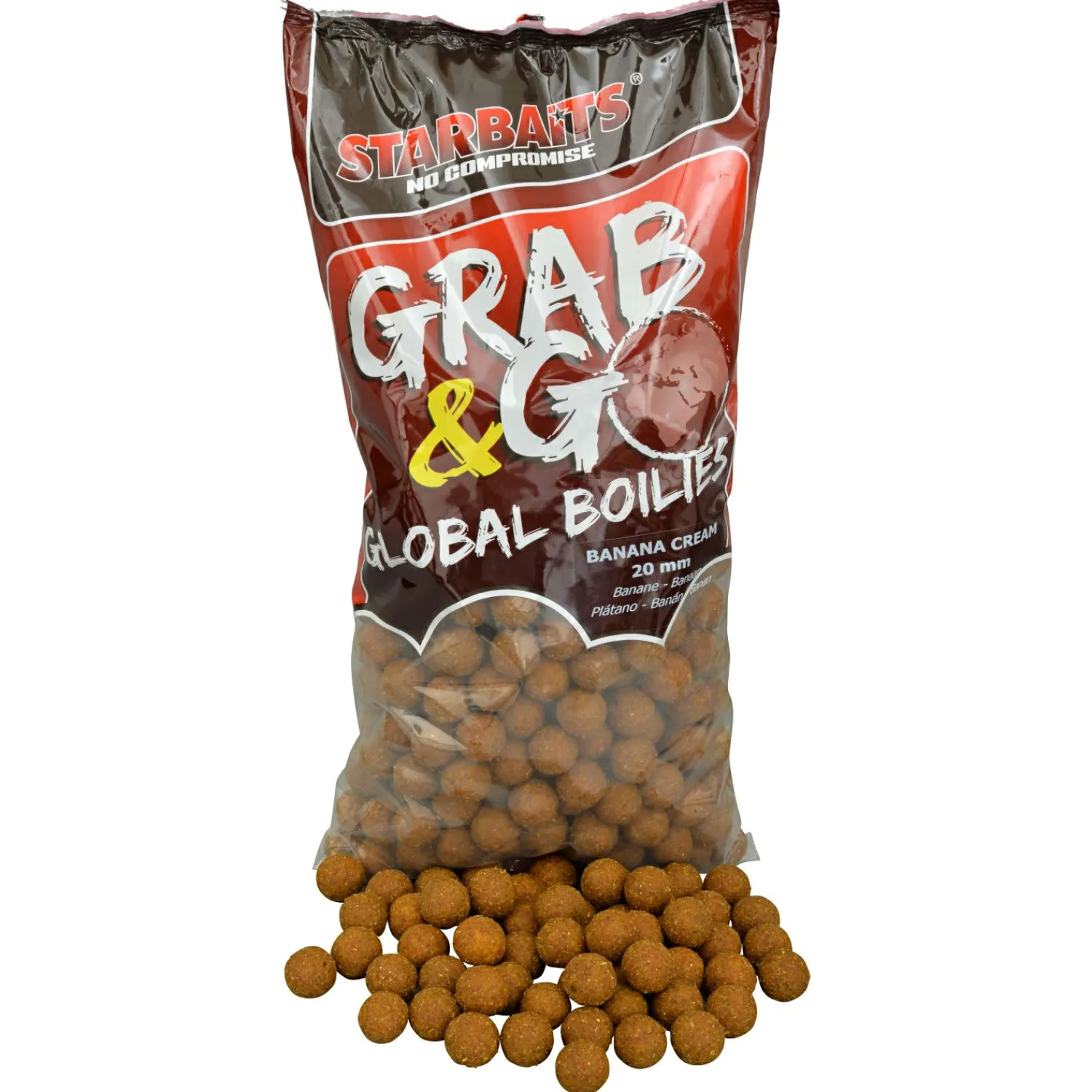 Best Boilies G&G Global (Banana Cream) Karpfenfutter·Boilies & Popup Boilies|Karpfenfutter