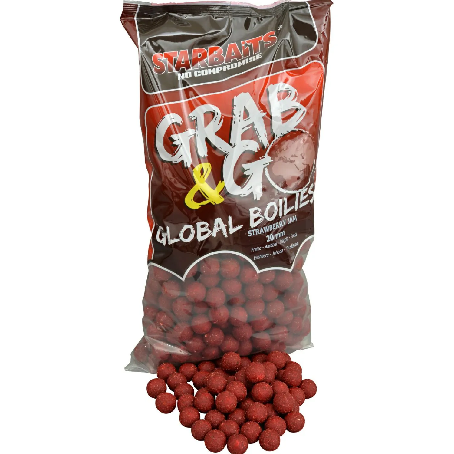 Clearance Boilies G&G Global (Strawberry Jam) Karpfenfutter|Karpfenfutter·Boilies & Popup Boilies
