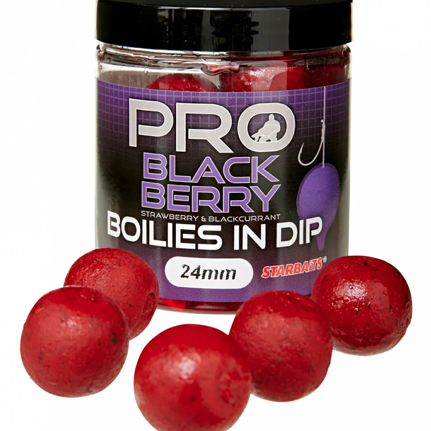 Starbaits Pro Boilies in Dip (Black Berry)< Karpfenfutter|Karpfenfutter·Boilies & Popup Boilies