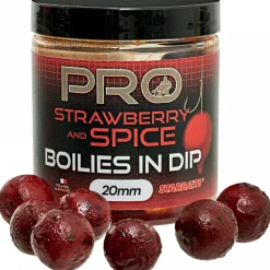 Pro Boilies in Dip (Strawberry Spice) Karpfenfutter|Karpfenfutter·Boilies & Popup Boilies