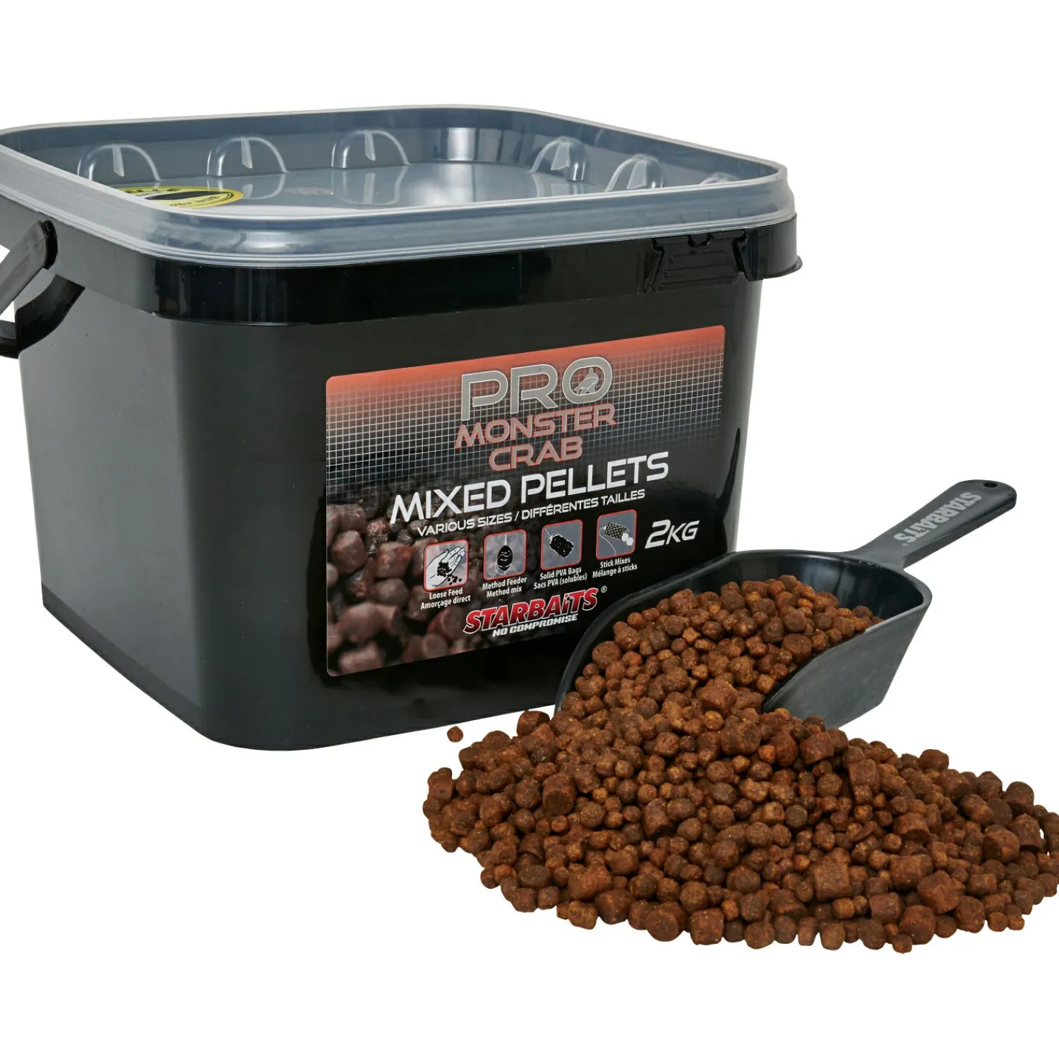Hot Pro Pellets (Monstercrab) Karpfenfutter|Karpfenfutter·Partikelköder & Angel-Pellets