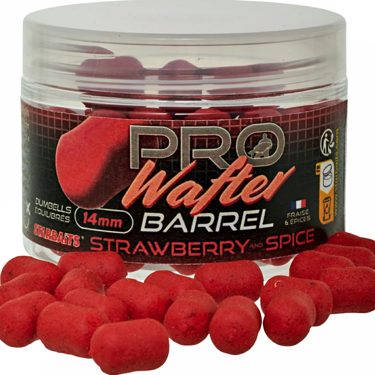 Discount Pro Wafter Barrel (Strawberry Spice) Karpfenfutter·Boilies & Popup Boilies|Karpfenfutter