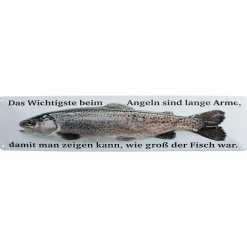 Straßenschild (Das Wichtigste beim Angeln...) Angel-Dekoration