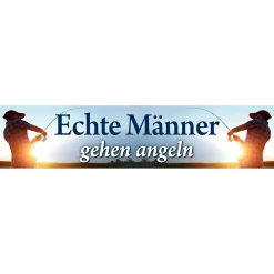 New Strassenschild (Echte Männer gehen angeln) Angel-Dekoration