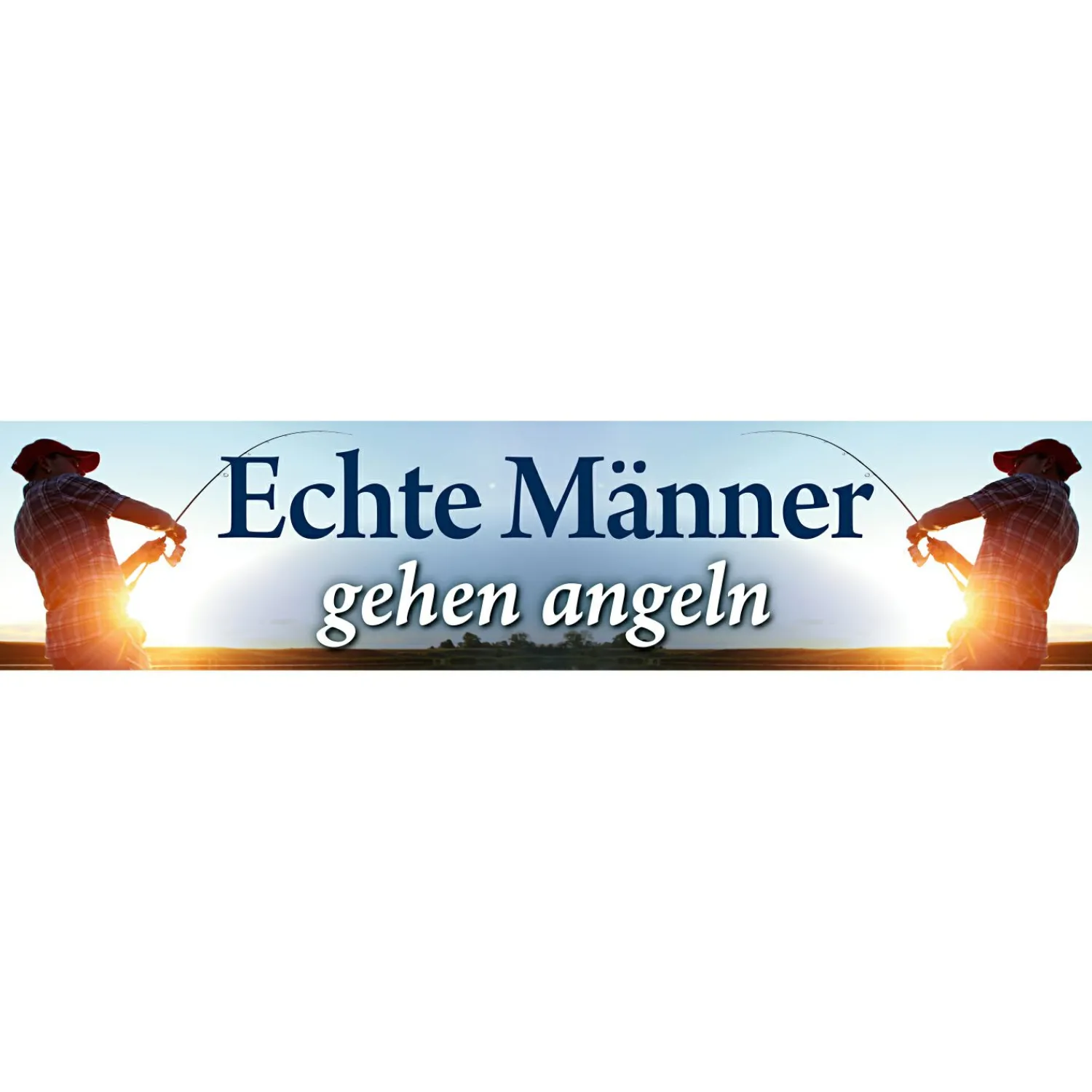 New Strassenschild (Echte Männer gehen angeln) Angel-Dekoration