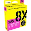 Sufix Angelschnur SFX 8 Carrier Braid (135m, hot yellow)< Geflochtene Schnüre