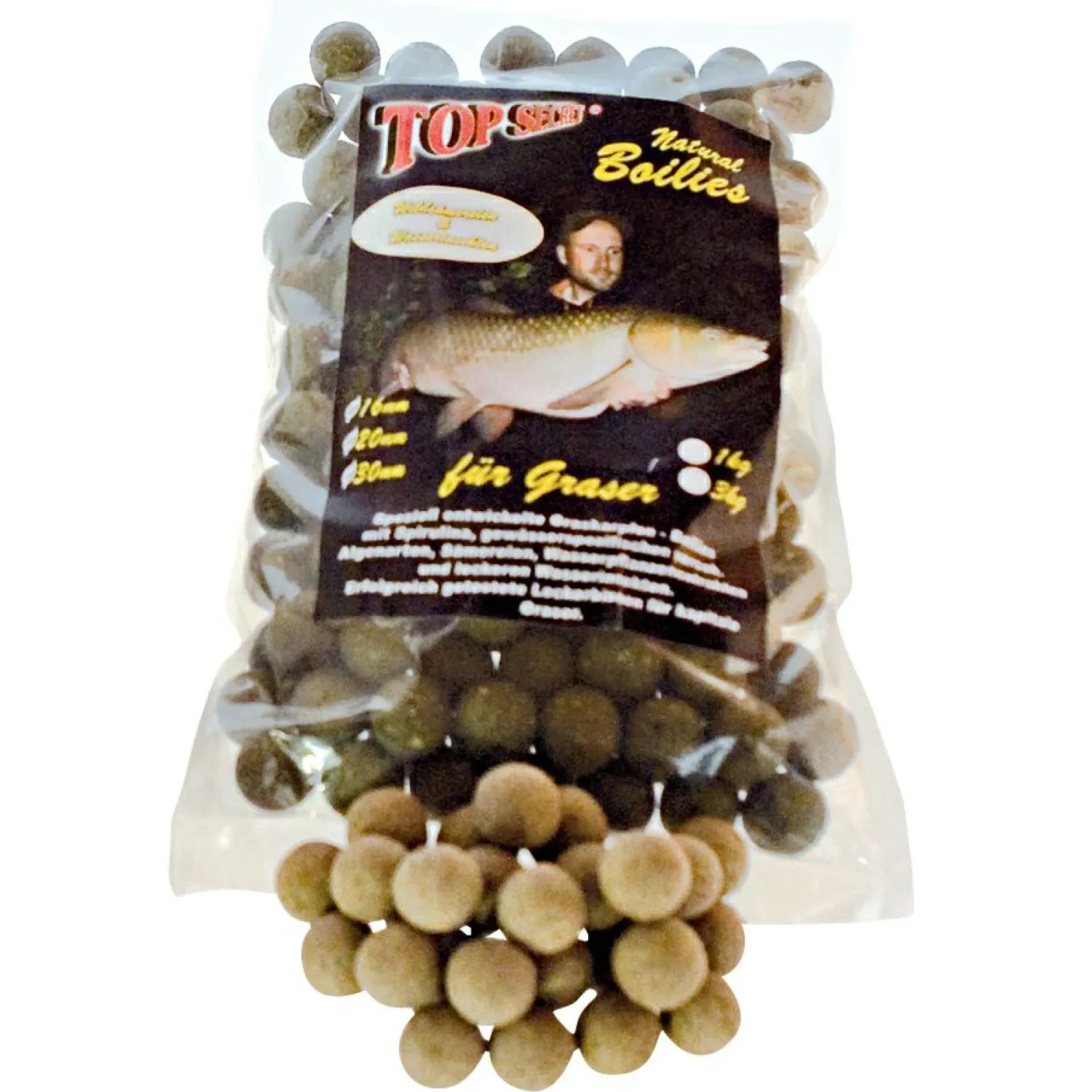 Top Secret Boilies (Natural Graskarpfen)< Karpfenfutter·Boilies & Popup Boilies|Karpfenfutter