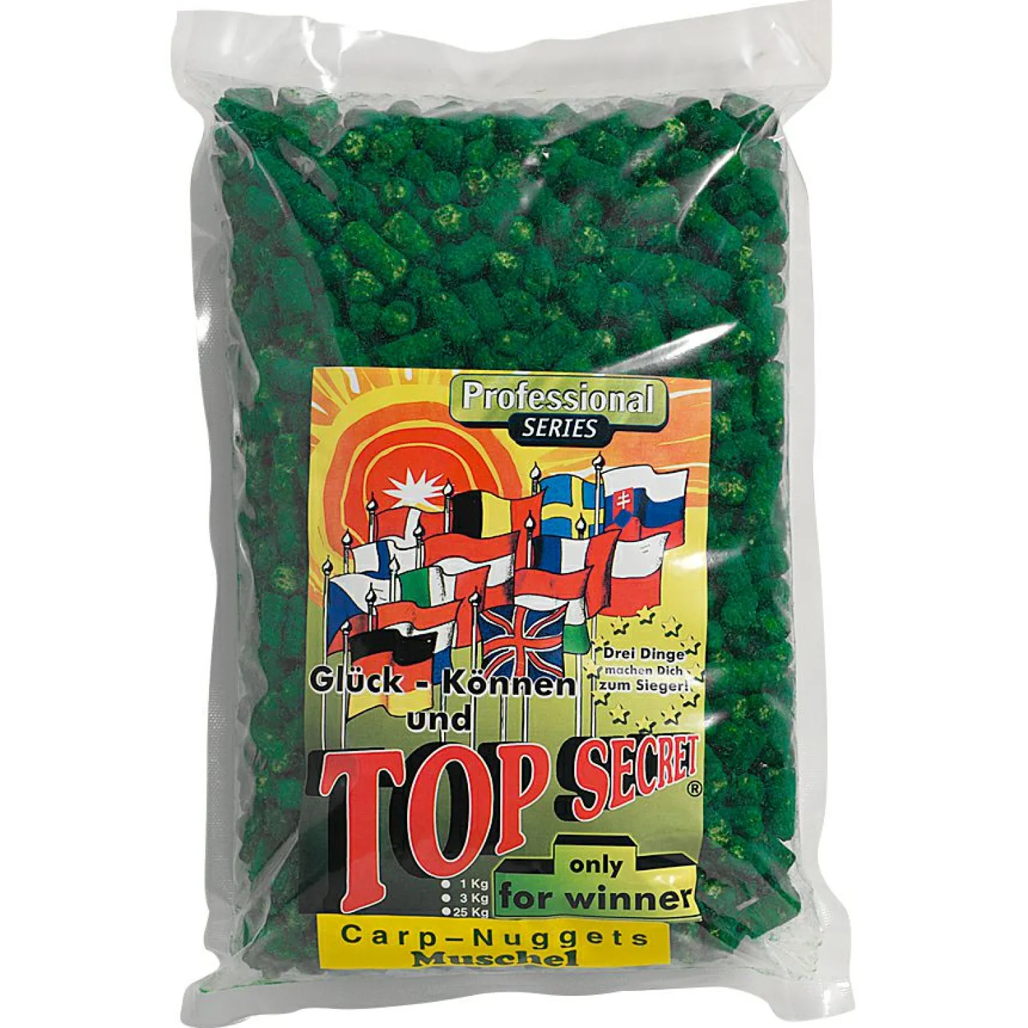 Top Secret Partiköder Carp Nuggets (Muschel)< Karpfenfutter|Karpfenfutter·Partikelköder & Angel-Pellets
