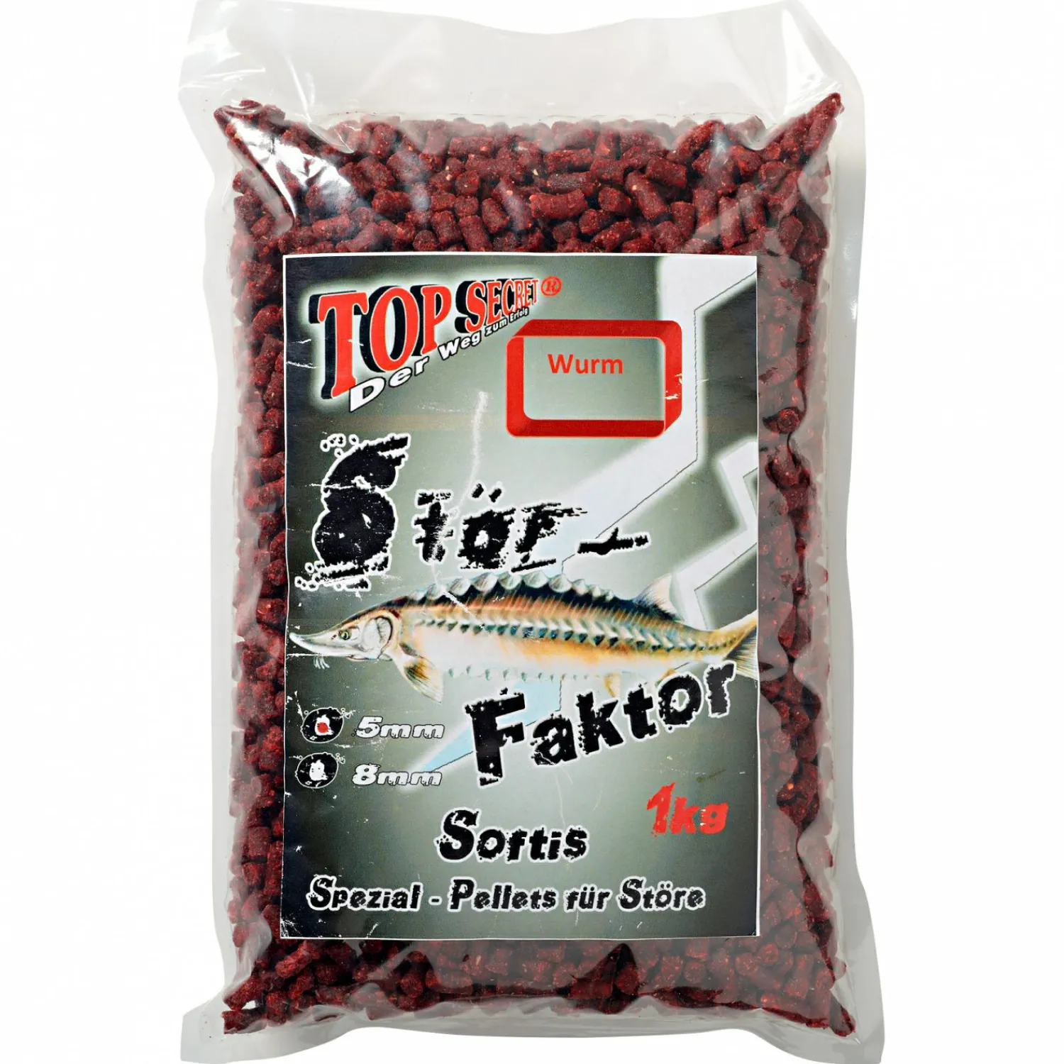 Discount Raubfischpellets Stör Faktor (Wurm) Raubfischangeln-Zubehör|Störköder