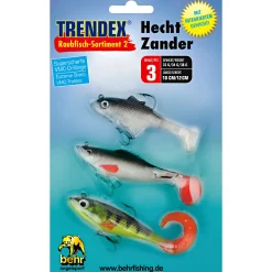 Trendex Raubfisch Jig-Sortiment 2 (Hecht/Zander)< Kunstköder-Sets|Gummiköder ·Fertig Montierte Gummifische