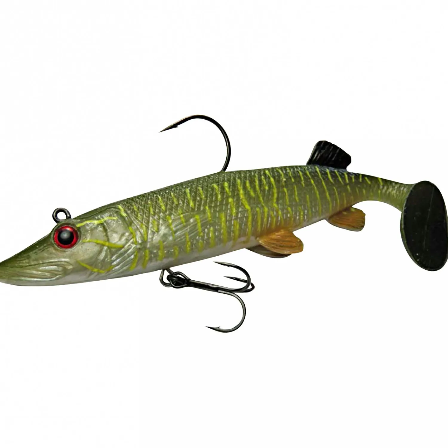 Discount Raubfisch-Sortiment Hecht Plus/Zander Plus Kunstköder-Sets|Gummiköder ·Fertig Montierte Gummifische