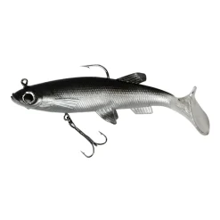 Trendex Rigged Shad Minnow (Schwarz/Silber)< Gummiköder ·Fertig Montierte Gummifische|Raubfischangeln Kunstköder