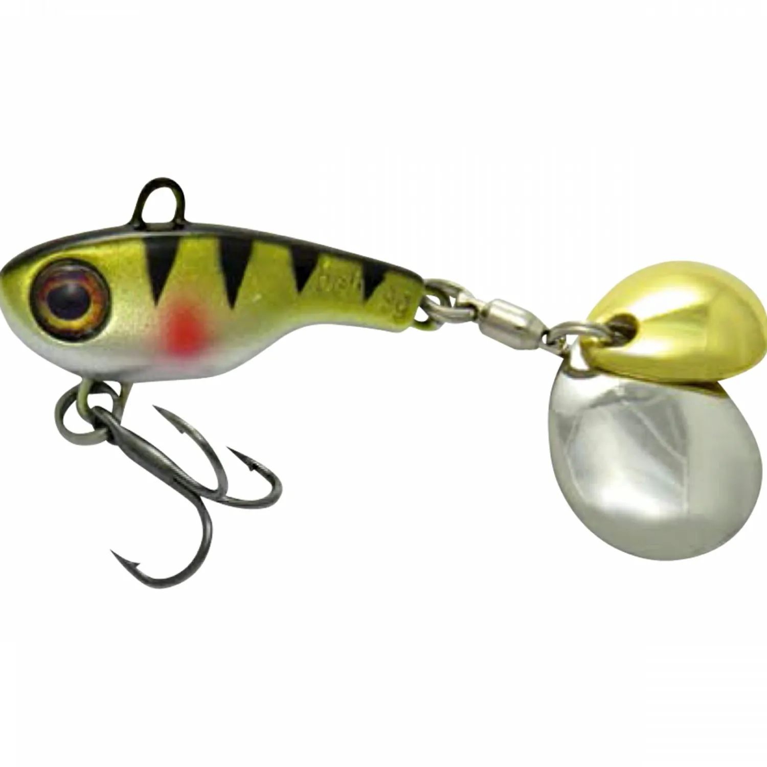 Best Rotation Jig-Spinner m. Doppelblatt (#1) Bleikopfspinner