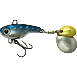Outlet Rotation Jig-Spinner m. Doppelblatt (#4) Bleikopfspinner