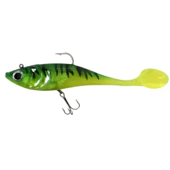 Trendex Shad Magnum (Grün/Schwarz)< Gummiköder ·Fertig Montierte Gummifische|Raubfischangeln Kunstköder