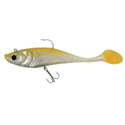 Sale Shad Magnum (Orange/Silber) Gummiköder ·Fertig Montierte Gummifische|Raubfischangeln Kunstköder