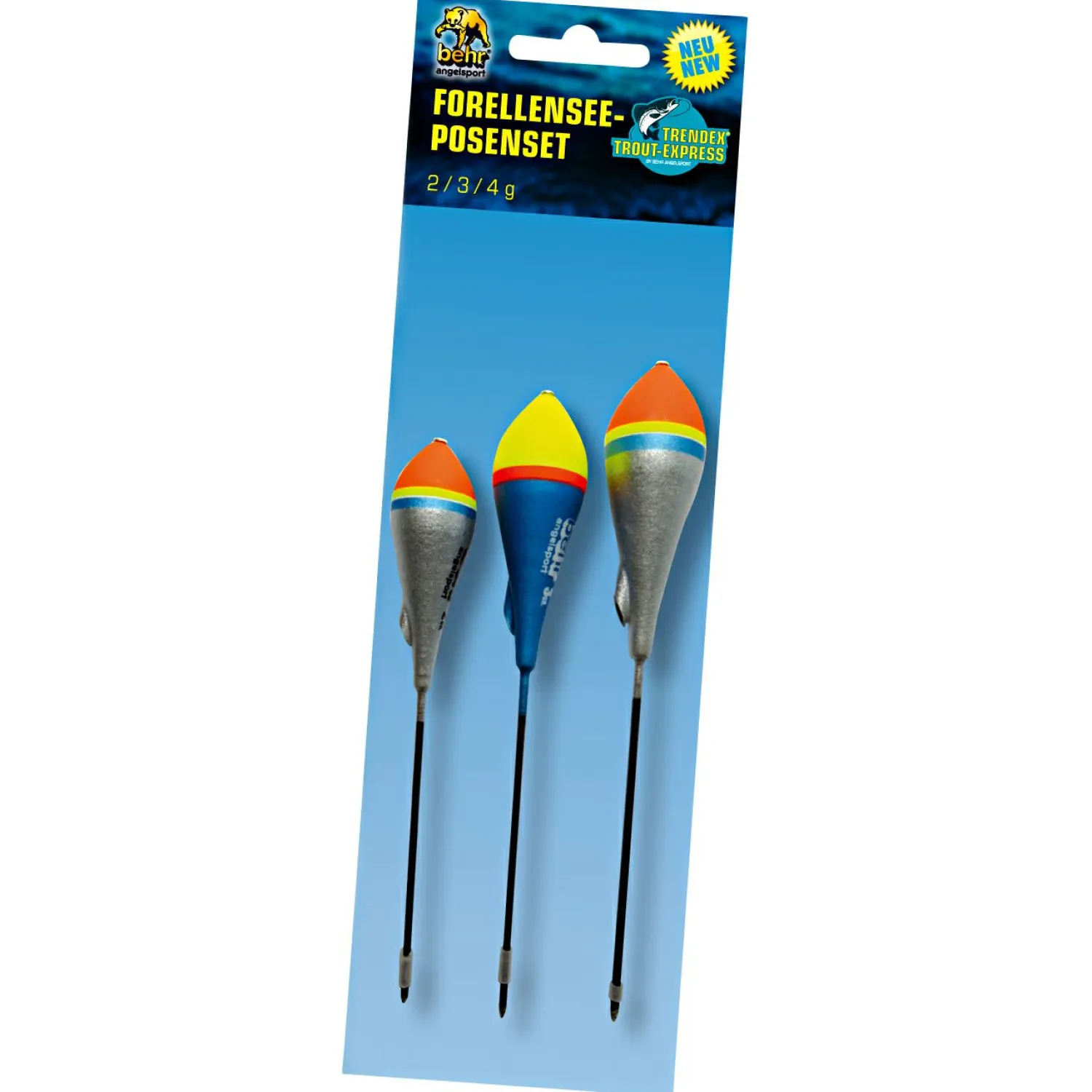 Trendex Trout-Express Forellensee-Posenset< Forellenposen|Angelposen-Sets