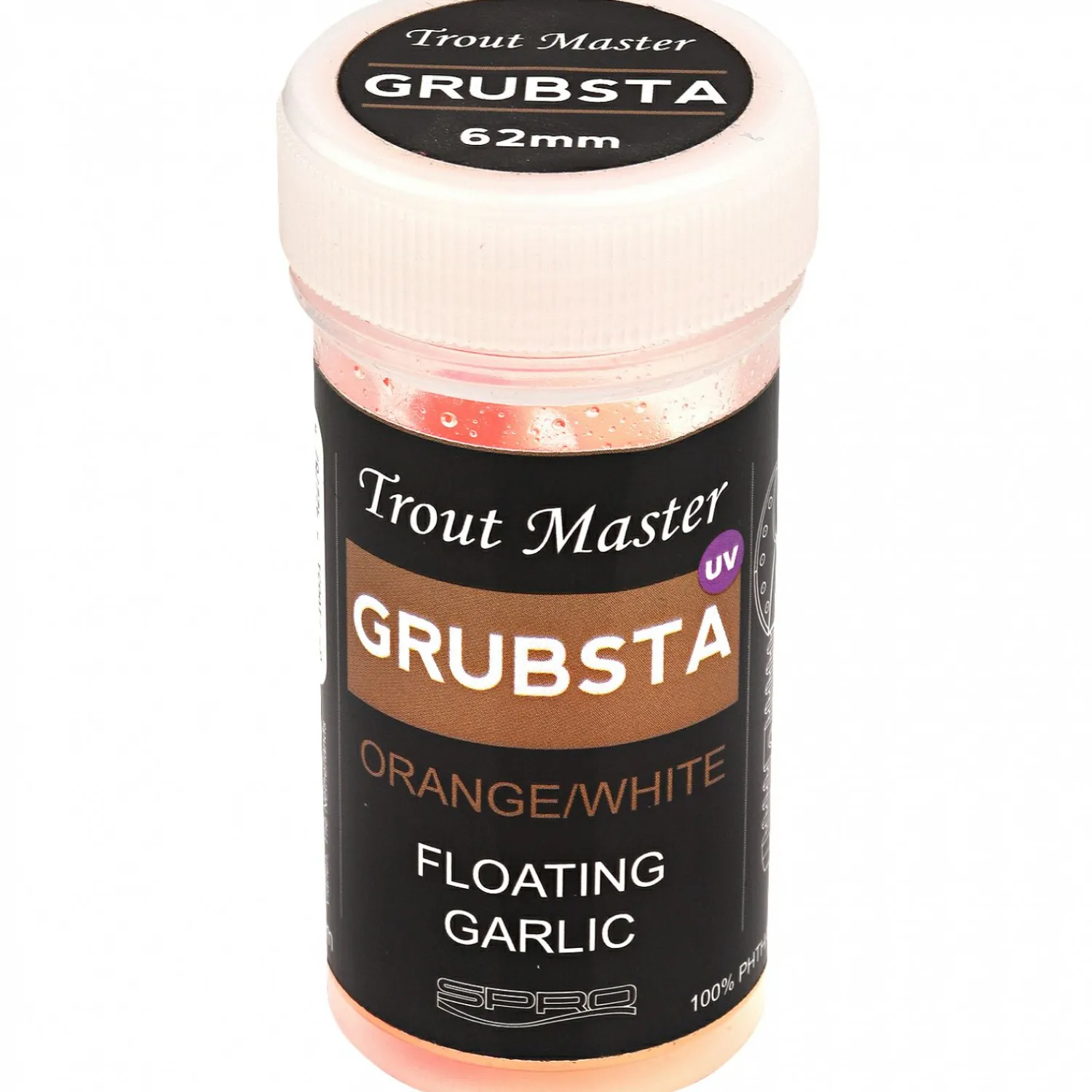 Outlet Grubsta (Orange/White) Forellen-Kunstköder