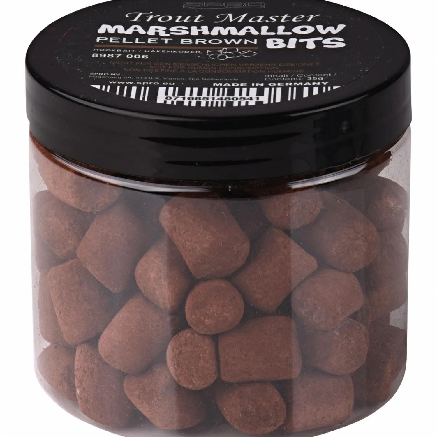 TroutMaster Marshmallow Bits (Brown Pellet)< Angellockstoffe & Boilie-Flavours
