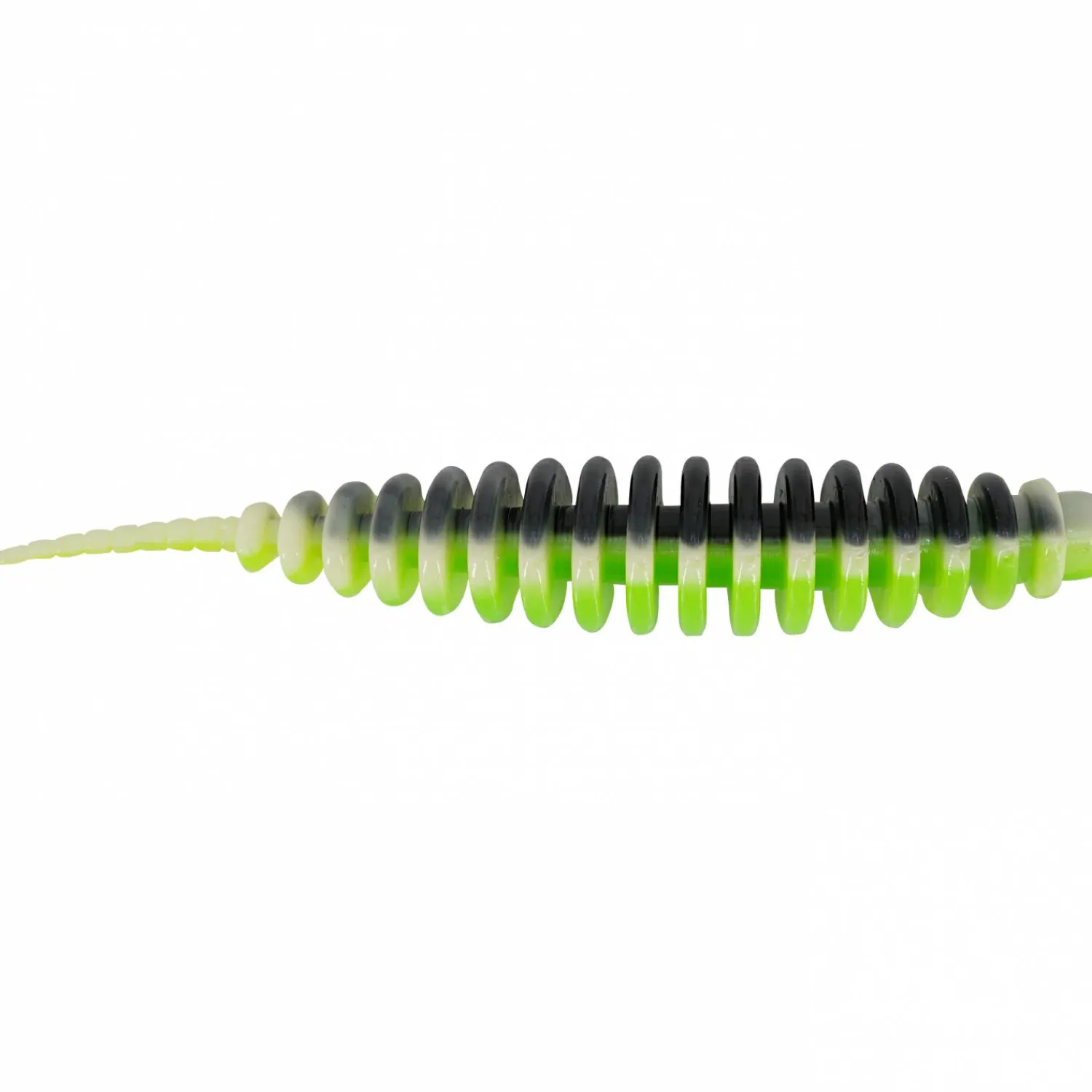 Clearance Master Worm (Black Chartreuse) Forellen-Kunstköder