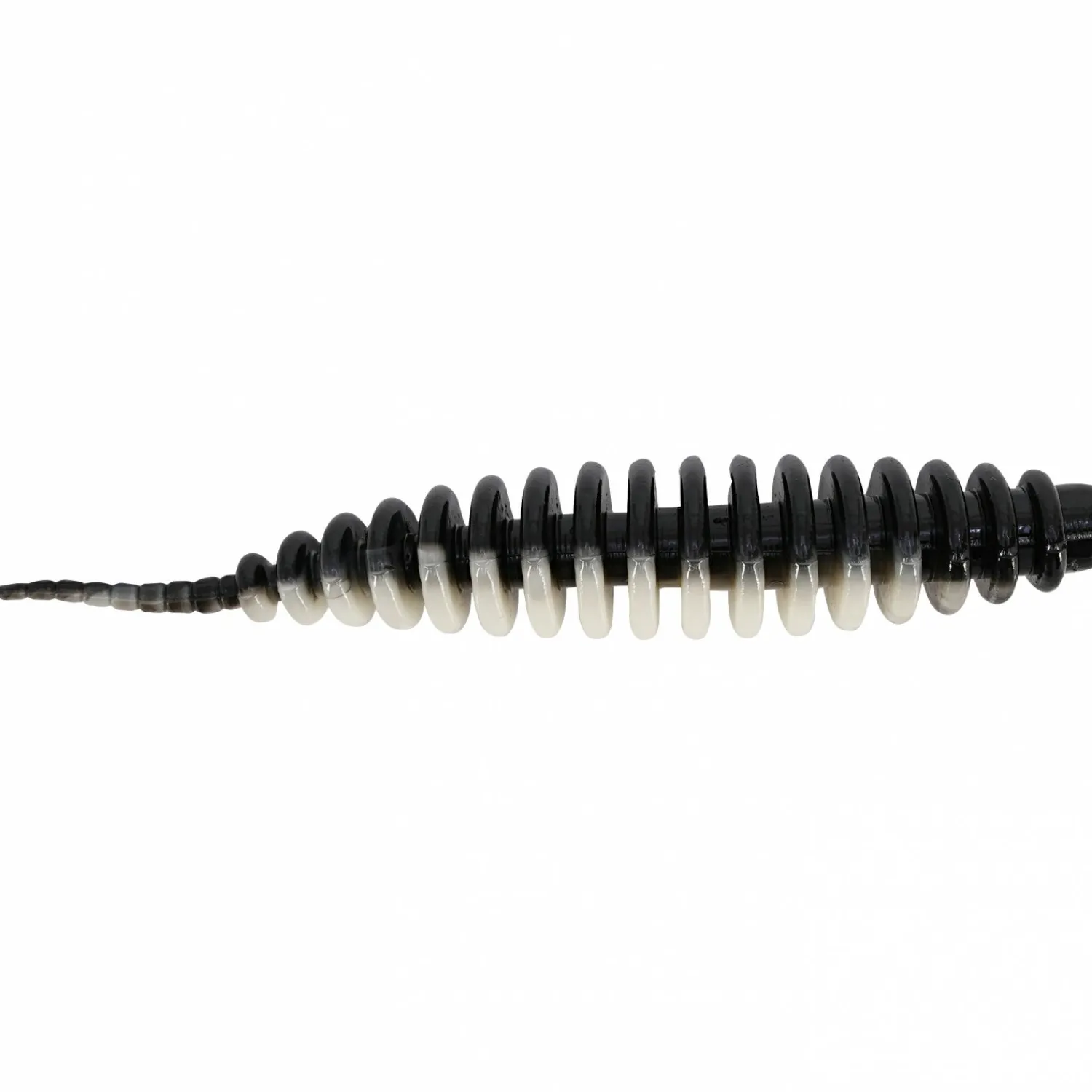 TroutMaster Master Worm (Black & White)< Forellen-Kunstköder
