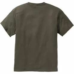 T-Shirt "Eat Sleep Fish" Herren (Oliv) Angelshirts & Angel-Oberteile