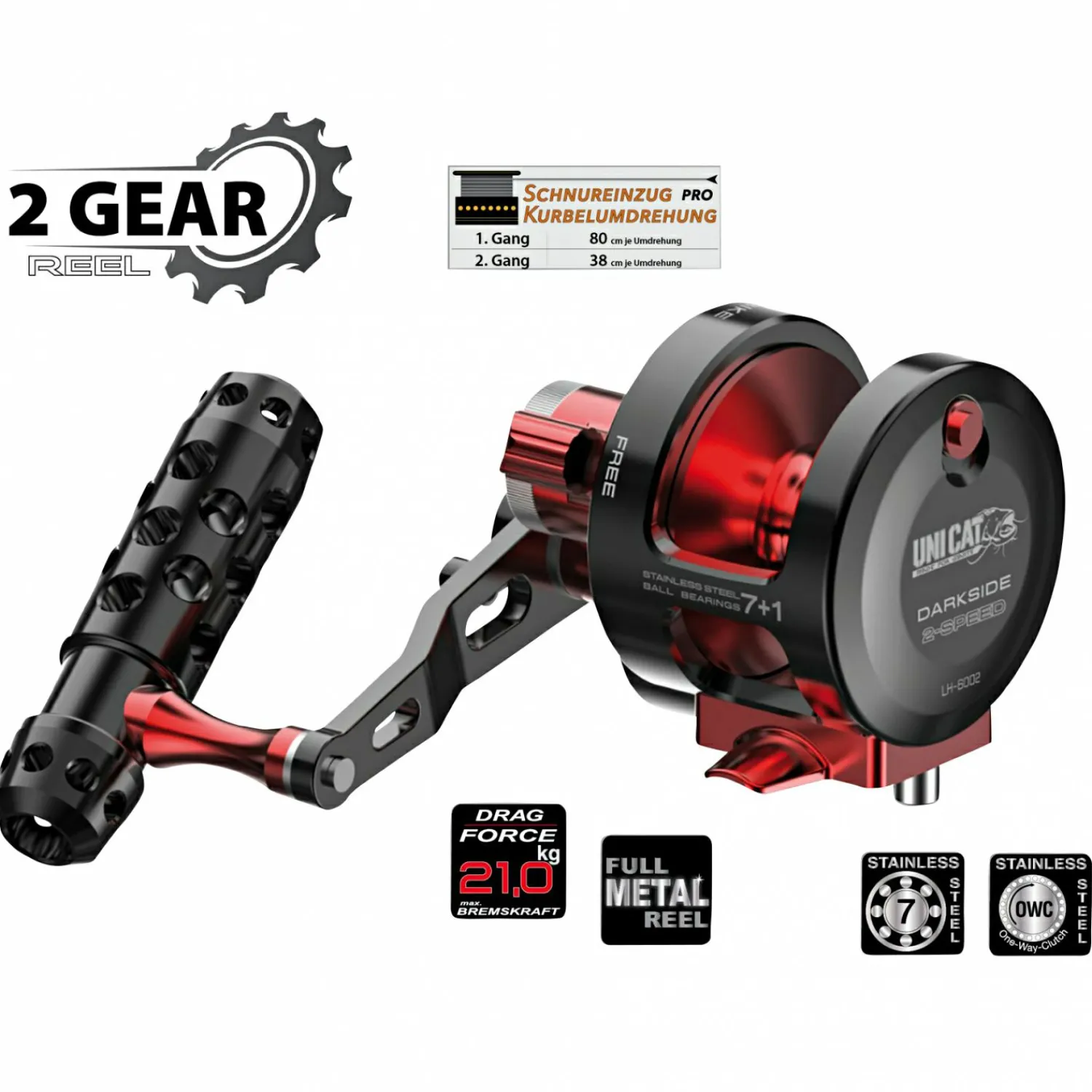 Uni Cat Darkside 2-Speed LH-6002< Multirollen|Multirollen