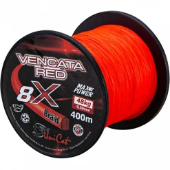 Uni Cat Wallerschnur Vencata Red 8X Braid (400 m)< Wallerschnüre|Wallerschnüre