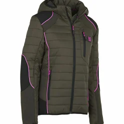Best Dolomit Hunting Jacket Damen (Oliv/Pink) Damen Damen Angeljacken & -Westen