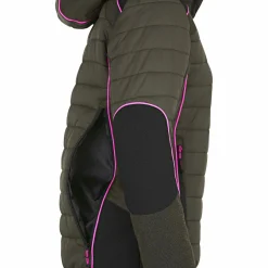 Best Dolomit Hunting Jacket Damen (Oliv/Pink) Damen Damen Angeljacken & -Westen
