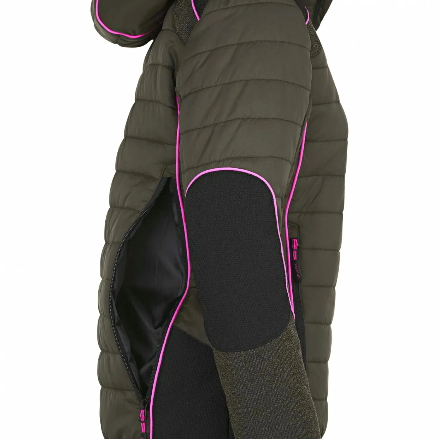 Best Dolomit Hunting Jacket Damen (Oliv/Pink) Damen Damen Angeljacken & -Westen