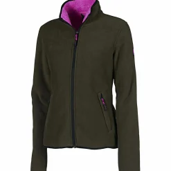 Univers Dubbed Fleece Hunting Jacket Damen (Oliv/Pink)<Damen Damen Angeljacken & -Westen
