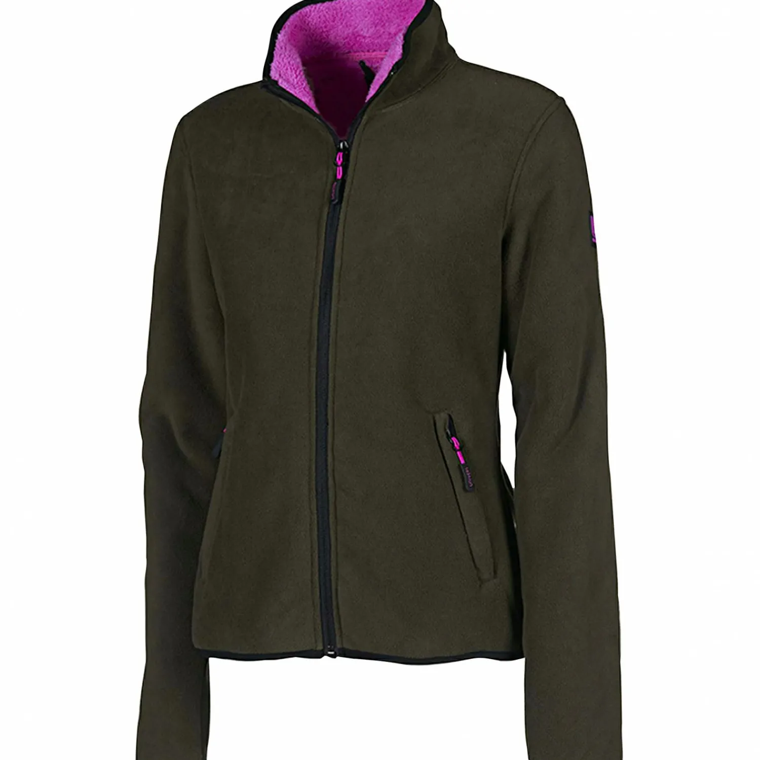 Univers Dubbed Fleece Hunting Jacket Damen (Oliv/Pink)<Damen Damen Angeljacken & -Westen