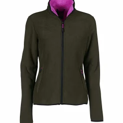 Univers Dubbed Fleece Hunting Jacket Damen (Oliv/Pink)<Damen Damen Angeljacken & -Westen