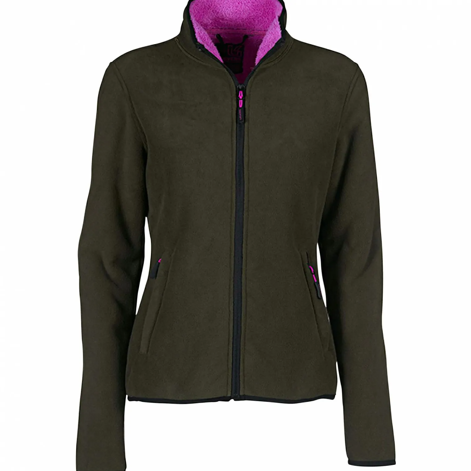 Univers Dubbed Fleece Hunting Jacket Damen (Oliv/Pink)<Damen Damen Angeljacken & -Westen