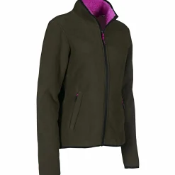 Univers Dubbed Fleece Hunting Jacket Damen (Oliv/Pink)<Damen Damen Angeljacken & -Westen