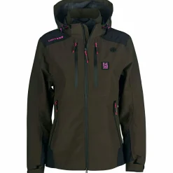 New Fedaia U-Tex Hunting Jacket Damen (Braun/Schwarz) Damen Damen Angeljacken & -Westen