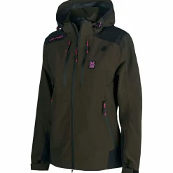 New Fedaia U-Tex Hunting Jacket Damen (Braun/Schwarz) Damen Damen Angeljacken & -Westen