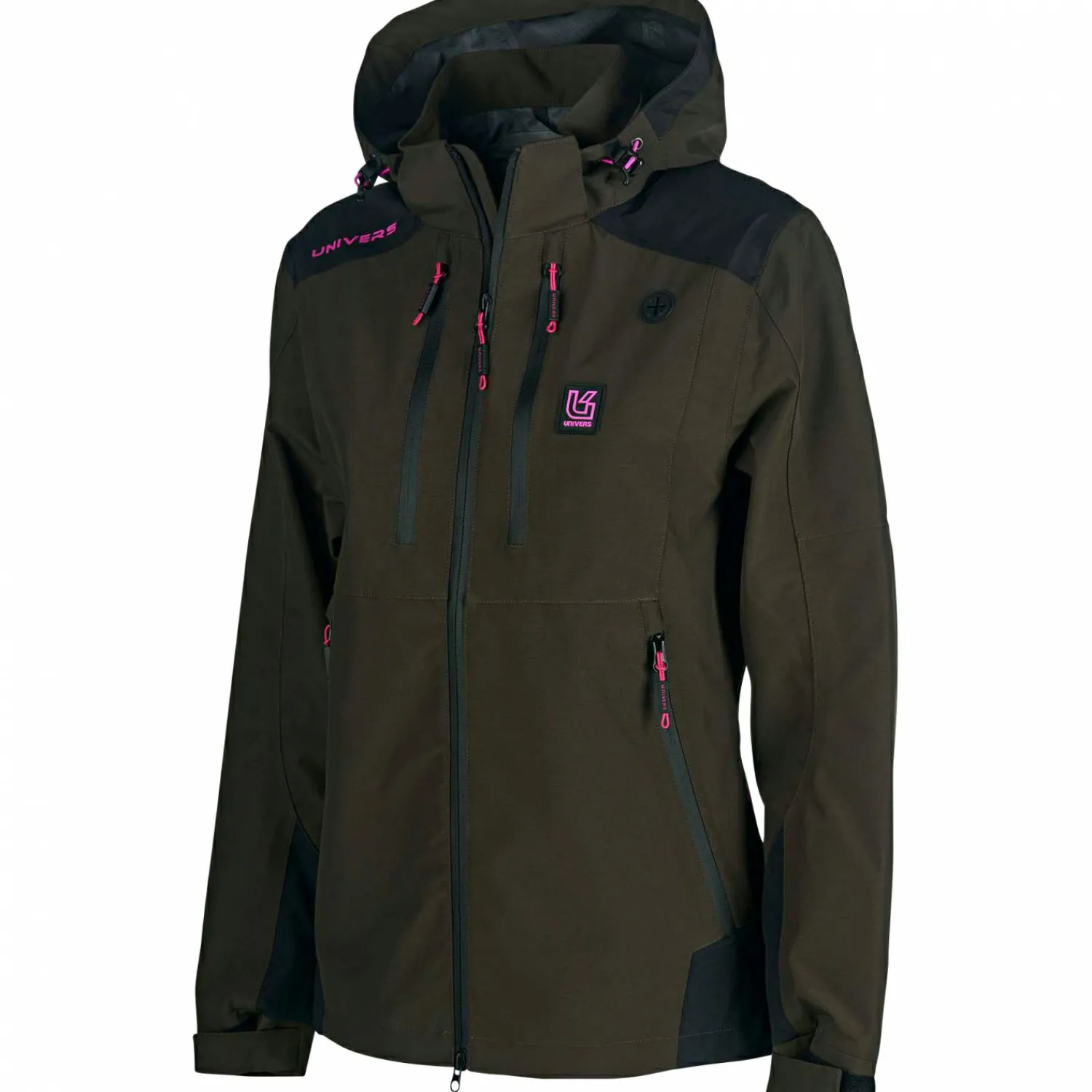 New Fedaia U-Tex Hunting Jacket Damen (Braun/Schwarz) Damen Damen Angeljacken & -Westen