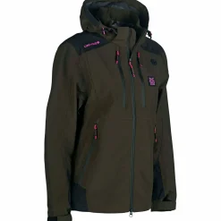 New Fedaia U-Tex Hunting Jacket Damen (Braun/Schwarz) Damen Damen Angeljacken & -Westen
